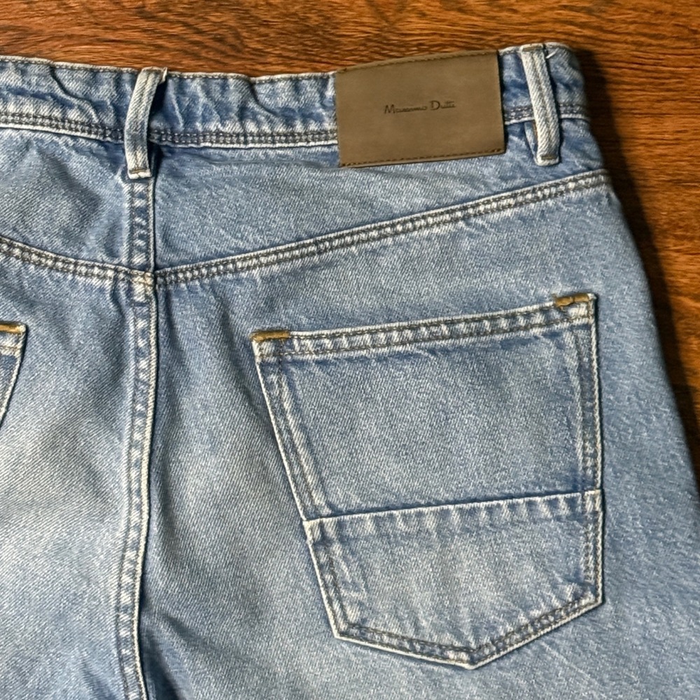 Vintage Massimo Dutti Womens Jeans‎ Light Wash High Rise Mom Tapered Y2K 38
